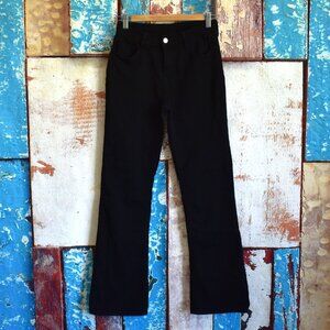 Women's Extremely Me Jeans Denim Midwood Stretch Boot-Cut SIZE 16 Black